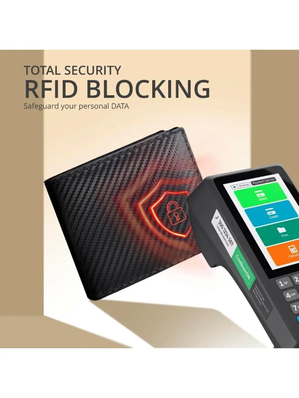 Slim RFID Bifold Leather Wallet for Men - Compact Card Holder, Perfect Gift